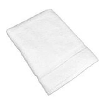 Monarch Brands Pearl Elite Premium Bath Towel, 24" x 50", White, 60 Towels INST-2450-10.5